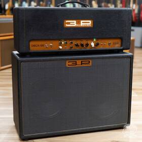 3rd Power Amplification Amp-csdrgn-100 Dragon Drgn 100 Custom Shop Amp Head And 212 Cab Black Gold