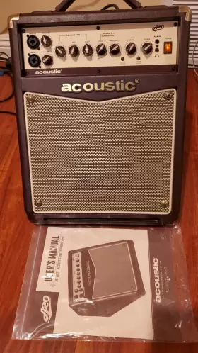 Acoustic 656238025119 A20 20w Guitar Amplifier Built-in Chorus Reverb With Manual And Power