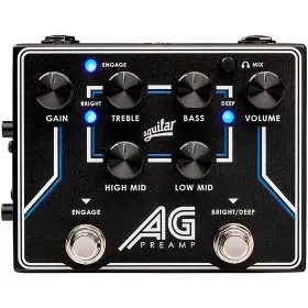 Aguilar 824599600072 Ag Preamp Effects Pedal Black