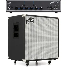 Ag700v2-410bn Aguilar Ag700v2 Gen 2 700-watt Bass Amplifier Head And 4x10 Inch Cabinet