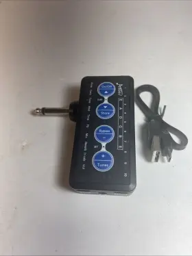 Rh-100 Ai Tone Rechargeable Mini Guitar Headphone Amplifier With Effects Tested