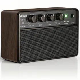 Aklot 750108852826 Mini Electric Guitar Amp Rechargeable 10w Small Portable Guitars Amplifier 5.9