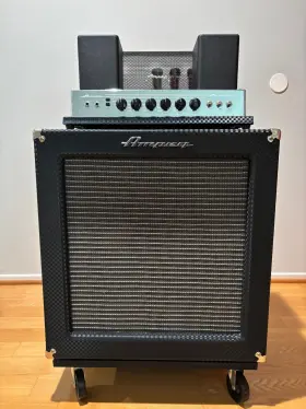 B-15r Ampeg Portaflex 100-watt 1x15 Inch Fliptop Bass Combo 2002 - Blue Diamond