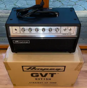 Gvt-15h Ampeg Gvt5h 15-watt Tube Guitar Amp Head Gvt15h Amplifier With Reverb