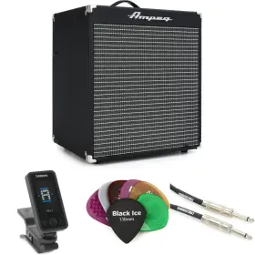 Rocketb110bundle Ampeg Rocket Bass 50-watt Combo Essentials Bundle