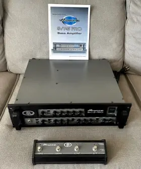 1000w Ampeg Svt-5 Pro 2-channel Rms Bass Amplifier Head With Footswitch And Manual