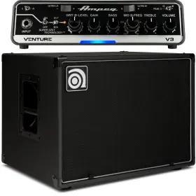 Ventv3210stk Ampeg Venture V3 300-watt Bass Head And 2x10 Inch Cabinet