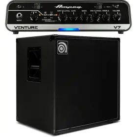 Ventv7115stk Ampeg Venture V7 700-watt Bass Head And 1x15 Inch Cabinet