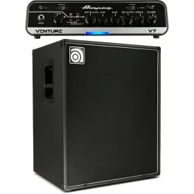 Ventv7410stk Ampeg Venture V7 700-watt Bass Head And 4x10 Inch Cabinet