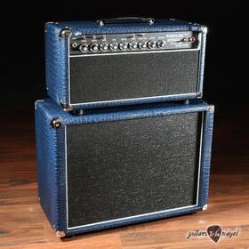 Amplified Nation 592-wod Os112 Wonderland Overdrive Tube-rectified 50w Head And Cab Blue Croc