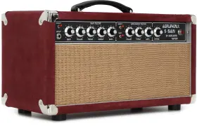 Ag.50.h.bb.fb.ss.01 Amplified Nation Ampliphonix And Gain 50-watt Tube Amplifier Head - Black Bronco