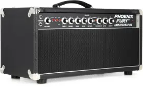 Pf.50.h.bc.fb.ss.01 Amplified Nation Phoenix Fury 50-watt Tube Head - Black Crocodile