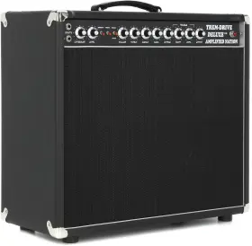 Tdd.22.12m.bb.fb.ss.01 Amplified Nation Trem-drive Deluxe 22-watt 1 X 12-inch Tube Combo - Black Bronco