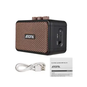 Dgk9251802269515kk Aroma 5w Electric Guitar Travel Portable Desktop Practice Amp Speaker I5h8