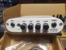 Ashdown 745125098487 Tone Pocket Bass Headphone Amplifier - White