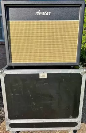12f150 Avatar G212 With Weber Vintage Custom 2x12 Cabinet And 500 Roadload Case