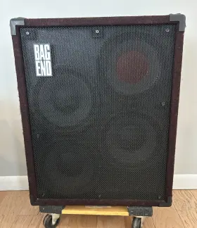 Q10x-d Bag End - 4x10 Inch Deep Red Bass Guitar Speaker Cabinet-exc. Cond. Rare