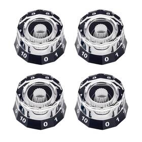 Banworks Jt-xn-12 Guitar Control Knobs Metric Size 18 Spline 2 Volume Tone Black