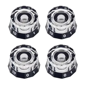 Jt-xn-12 Banworks Guitar Control Knobs Metric Size 18 Spline 2 Volume Tone Black