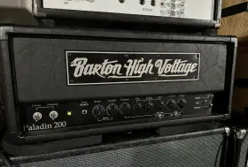 Dr201 Barton High Voltage Paladin 200 2022 - Black Hiwatt Modded Clone