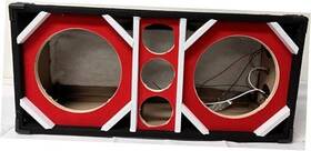 Bass Rockers Brz10 10 Inch Brazilian Style Chuchera Speaker Box For Two Speakers &