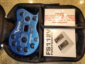 Behringer 033653050135 V-amp Virtual Multi-affects Guitar Amp With Footswitch Bag And Ac Cord Box