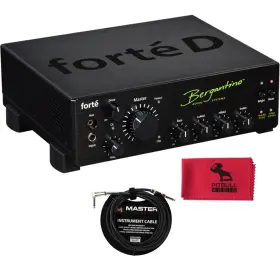 Bergantino 645781101258 Fort D 800-watt Compact Bass Amp Head With Cable And Pitbull Audio Clot