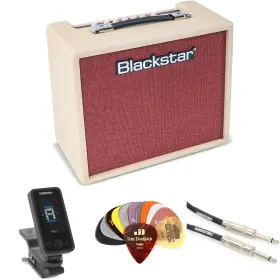 Debut30eesbn Blackstar Debut 30e 10-inch 30-watt Combo Amp Essentials Bundle - Cream