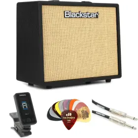 Debut50rblkbun Blackstar Debut 50r 1 X 12 Inch 50-watt Combo Amp Essentials Bundle - Black