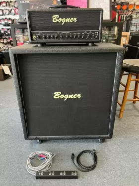 3534 Bogner Ecstasy 35 Watt Tube Guitar Amp Head 4x12 Inch Cabinet With Celestions