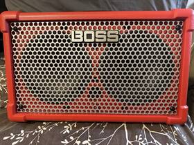 Boss Cube-st2-r Cube Street Ii Red Battery-powered Stereo Modeling Amplifier