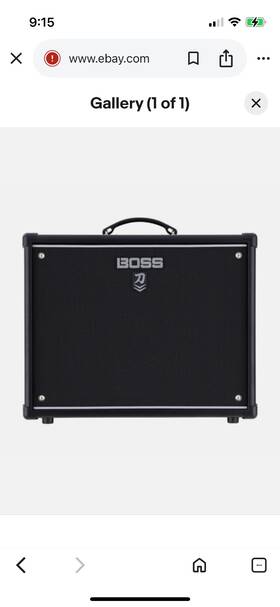 Boss Ktn-100-mk2 Katana 100w 1x12 Guitar Combo Amplifier Black Mint Condition