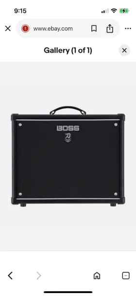 Ktn-100-mk2 Boss Katana 100w 1x12 Guitar Combo Amplifier Black Mint Condition