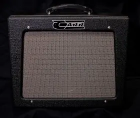 10car025 Carr Rambler 28 Watt 1x12 6l6 Tube Combo Amp Black Tolex