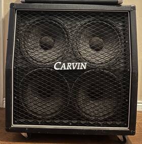 Carvin 1412-c Vintage 4x12 Speaker Cabinet 280 Watt Celestian Amp Amplifier