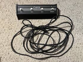 Carvin Fs44 Amp Footswitch Pedal With Cable Works X Series And V3 Models