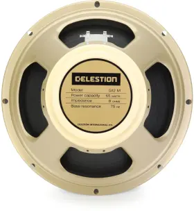 G12m-65 Celestion 5151184 Creamback 12 Inch 65-watt Replacement Guitar Speaker 8 Ohm