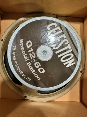 G12-60 Celestion Special Edition - Not Available In The Us Any More