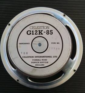Celestion G12k-85 12 Inch 16 Ohm Guitar Speaker 1986 Excellent