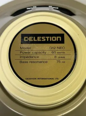 T5977bwd Celestion G12 Neo Creamback 12-inch 60w 8ohm Neodymium Guitar Speaker