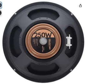 T6370bwd Celestion Copperback 12 Inches 250-watt Guitar Speaker 8 Ohm- Free Shipping