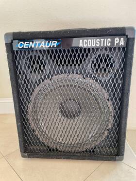 Centaur A1124v Acoustic Pa Guitar Combo Amplifier And - Awesome For Solos