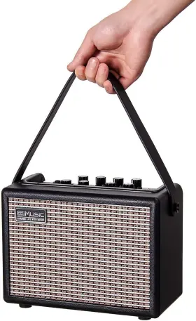 Coolmusic 768492014591 Acoustic/electric Guitar Amplifier 15 Watt Portable Bluetooth Amp For