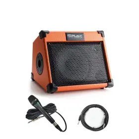 Coolmusic 788492862961 Acoustic Guitar Amplifier 20 Watt Bluetooth Amp For With Rev