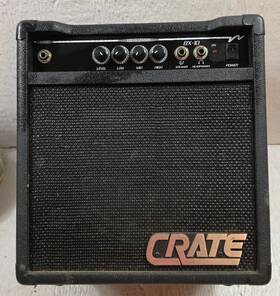 Crate Bx-10 Vintage Gx-15 Guitar Amplifier 15w 2-channel Practice Combo Amp Tested