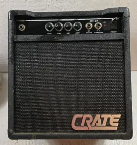 Gx-15 Crate Bx-10 Vintage Guitar Amplifier 15w 2-channel Practice Combo Amp Tested