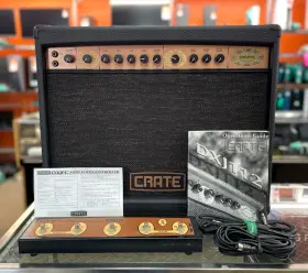 Dxj-112 Crate Dxj112 60 Watt Solid State Guitar Modeling Amplifier With Dxjfc Foot Pedal