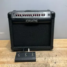 Glx65 Crate 65 Watt Guitar Amp Combo Tested And Working