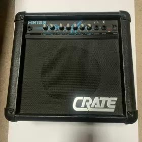 Mx15r Crate 15 Watt Solid State Amplifier With Headphones Jack And Guitar