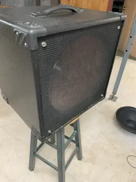 Mbg1x15cbtlx Custom Build 1x15 Compact Bass Guitar Speaker Cabinet Empty Black Truck Liner Coating